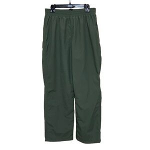 Cabelas Gore Tex Rain Windbreaker Pants  Mens Small Green Pull On Nylon Outdoor